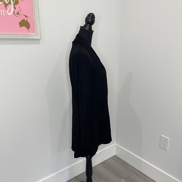 Vince Camuto Black Lightweight Front Open Cardigan - Picture 4 of 8